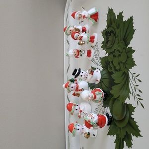 Large Lot of Napcoware Bone China Mini Christmas Figurines